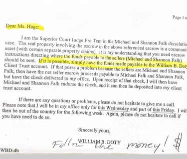 William B Doty committing fraud in Santa Rosa CA