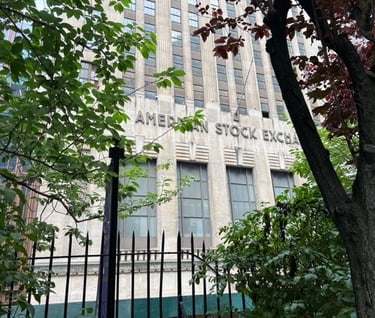 Buried across the street from the American Stock exchange in New York