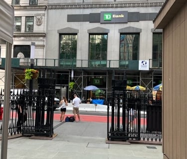 Falk condo's conveniently Right across the Street from TD Bank