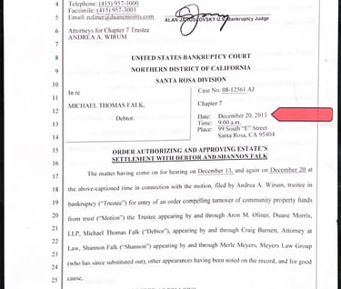 There is actually a Federal Order Bill Willitts