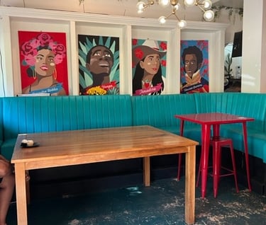 Colorful Vibe at Brueklyn Tequila and Taco