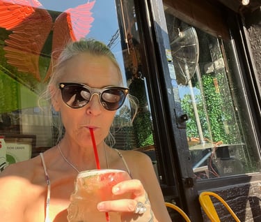 Hiding behind my Versace's in Brooklyn