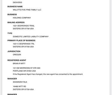 Witt Fraud in Oregon Doesn't sit Well