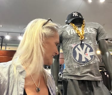 Shannon Falk at Yankee Stadium New York