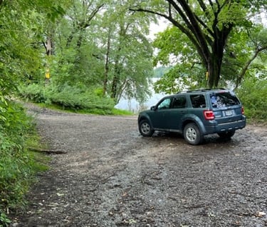Touching the Water of Nescopeck PA