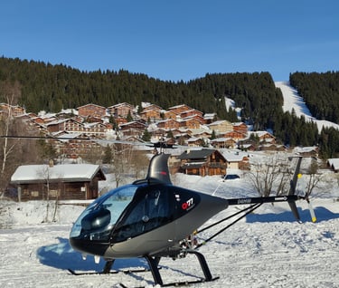 Baptêmes biplaces hélicoptères Savoie, Beaufortain, Annecy, Albertville, Les Saisies