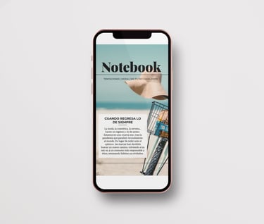 diseño editorial revista con webpublication