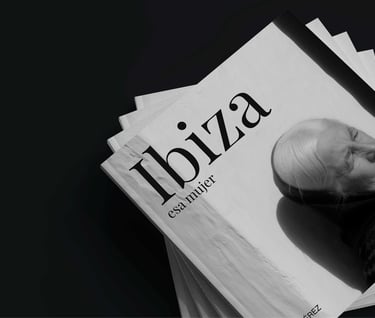 Diseño editorial Ibiza esa mujer