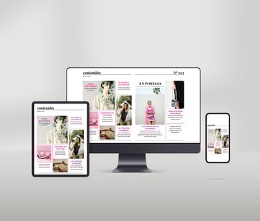 diseño editorial revista interactiva webpublication
