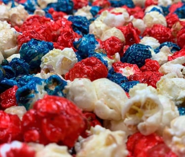 candied popcorn