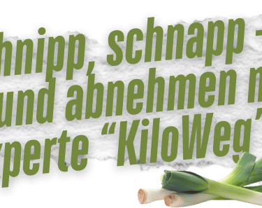 Gemüse schnippeln für deine Gesundheit und Abnehmen