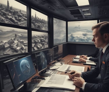 white and black abstract painting