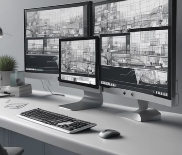 white and black abstract painting