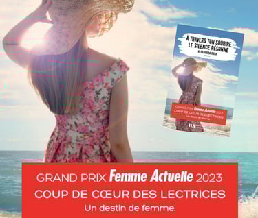 "A travers ton sourire, le silence résonne" remporte le coup de cœur des lectrices !