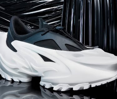 Nitro NFRNO-a white and black sneakers with a black and white sole sole