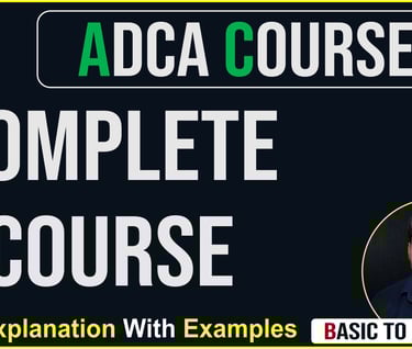 adca computer course