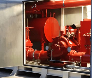 konteyner yangın pompa