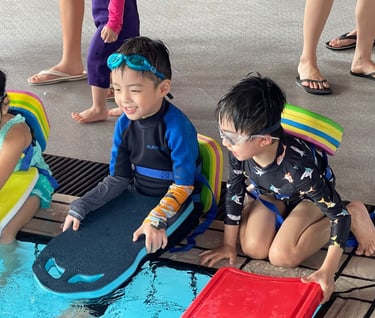 learn to swim at delta swimming complex