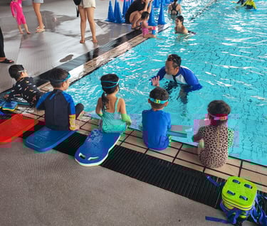 kids swimming lessons at delta swimming complex