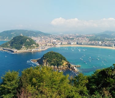 La Concha de San Sebastien, plus belle plage d'Espagne