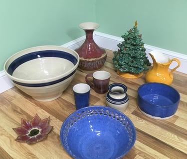 Various types of pottery