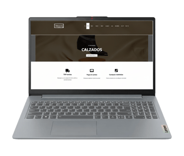 Página web de calzados