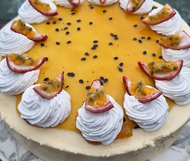 Peach Genadilla Eggnog Cake Doughnut bar swakopmund