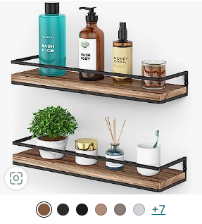 a shelf with a variety of different items on it