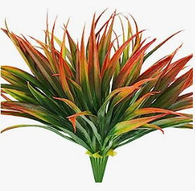a plant with red and green leaves