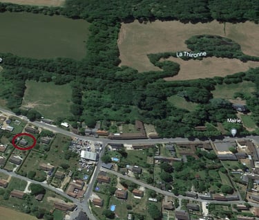 Vue aérienne de Montigny-le-Chartif