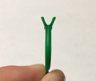 Vista Lateral Impresion 3D Anillo de Compromiso Solitario