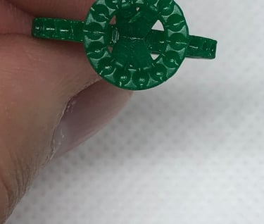 Vista Superior Impresión 3D Anillo de Compromiso Halo - 2