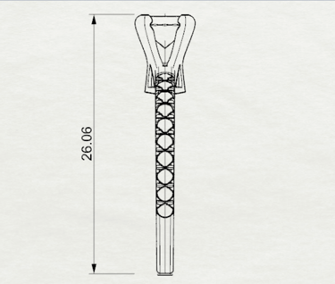 Vista Lateral Sketch Dibujado Anillo de Compromiso con Diamantes Laterales