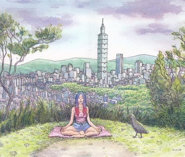 36 views to Taipei 101 by Evgeny Bondarenko