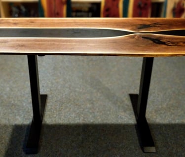 Black Walnut Sit Stand Desk
