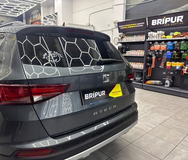 Tintado de lunas con protección para niños