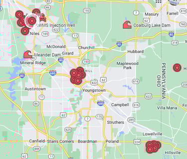 Ohio Valley Earthquake Map