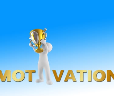 animation figure holding up a trophy for motivation