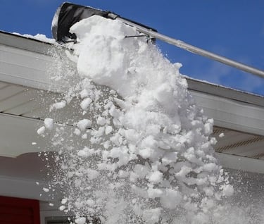 Rooftop Winnipeg, Winnipeg Rooftop Snow Removal, Rooftop Snow Removal Services, Winnipeg Ice Dam