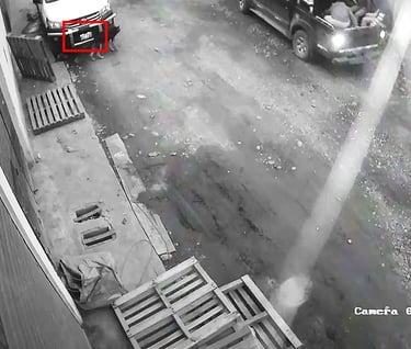 Cámara vigilancia y detección placa matrícula