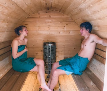 Privátní finská sauna pro dva v Praze