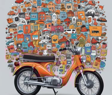 white and black abstract painting