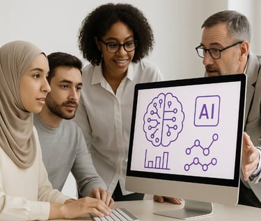 فريق عربي يناقش حلول الذكاء الاصطناعي باستخدام الحاسوب