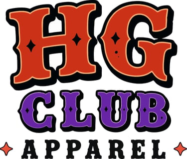 Logotipo de HG Club Apparel, marca de camisetas para halterofilia y crosstraining