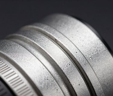 Macro photography of an elegant silver texture against a dark backdrop, sophisticated lighting reflecting off the surface, monochromatic palette of black and white, luxury item detail.