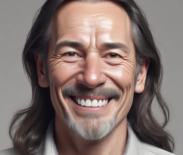 woman smiling wearing denim jacket