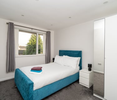 bedroom with wardrobe