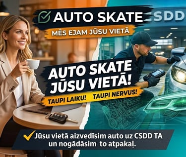 CSDD Tehniskās Apskates pārbaudes pakalpojums