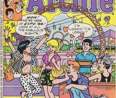 Archie goes to Expo 86 comic