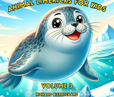 Limerick cover with a happy seal